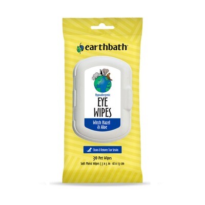 EARTHBATH Hypoallergenic Eye Wipes Fragrance Free 30ct