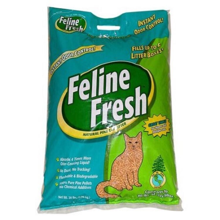 Feline Fresh Litter Pine Pellet 9.1 Kg.