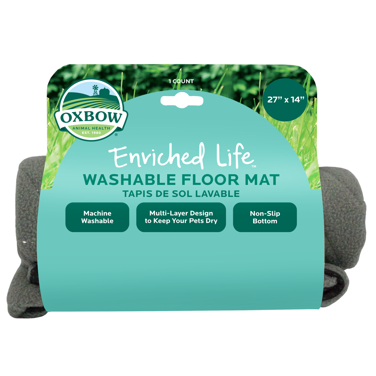 DSC OXBOW Enriched Life Washable Floor Mat 27&quot;x14&quot;