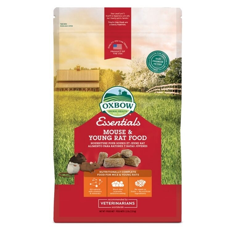 OXBOW Essentials Mouse / Young Rat Block 1.13Kg