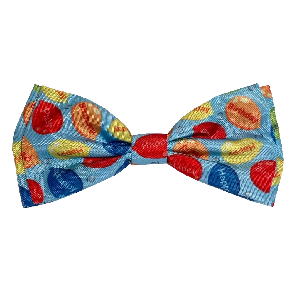 Bow Tie Party Time Blue XLrg