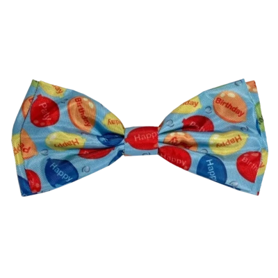 Bow Tie Party Time Blue XLrg