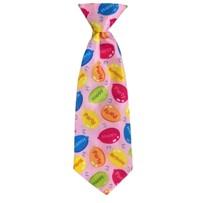 Long Tie Party Time Pink Sm