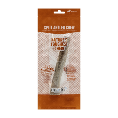 This&amp;That Split Antler Chew Medium 6.5&quot;