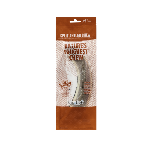 This&amp;That Split Antler Chew X-Large 9.5&quot;