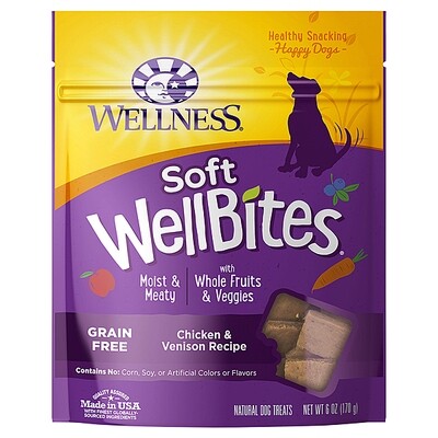 WellBites Soft Chicken &amp; Venison 6OZ (8)