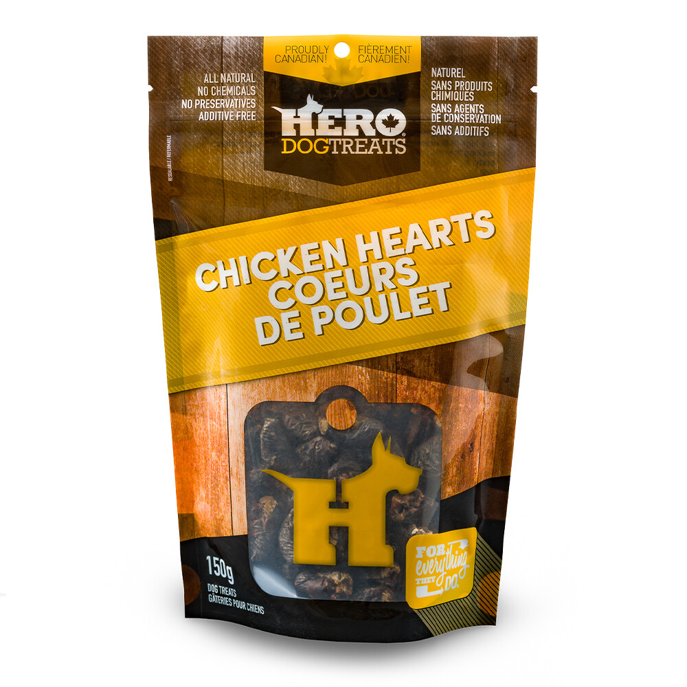 Hero Chicken Hearts 150g