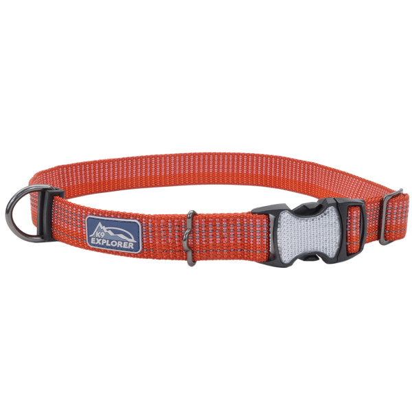 BTO K9 Explorer Woven Adjustable Collar Canyon 5/8x10-14&quot;