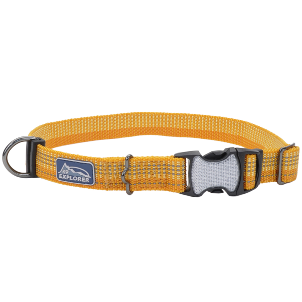 K9 Explorer Woven Adjustable Collar Desert 1x18-26&quot;