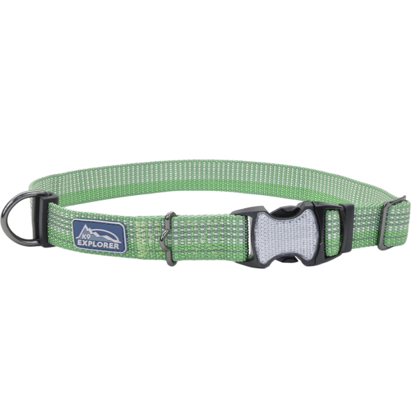 K9 Explorer Woven Adjustable Collar Meadow 5/8x10-14&quot;