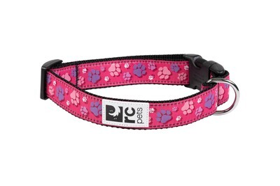 Clip Collar XS 5/8 Fresh Tracks Pink
