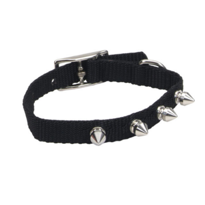Li'l Pals Spk Nyl Collar Black 8"