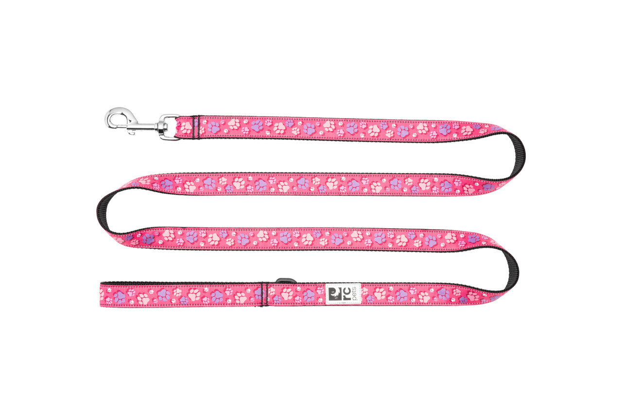 Leash 1/2x6 Fresh Tracks Pink