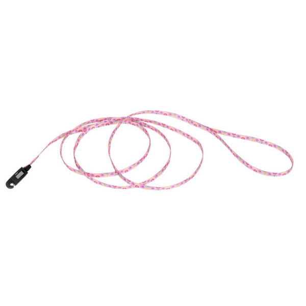 Li&#39;l Pals Pattern Nyl Leash w/E-Z Snap 3/8&quot;x6&#39; Daisy