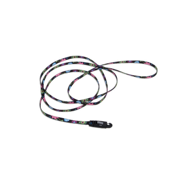 Li&#39;l Pals Pattern Nyl Leash w/E-Z Snap 3/8&quot;x6&#39; Wildflower