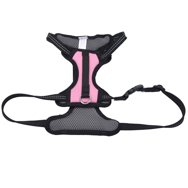 BTO Reflective Control Handle Harness 20-30&quot; Pink Medium