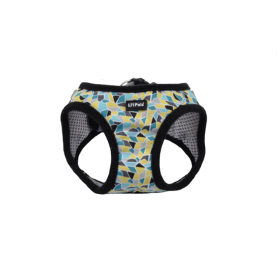 Li&#39;l Pals Canvas Harness Teal/Yellow/Grey 10-12&quot;