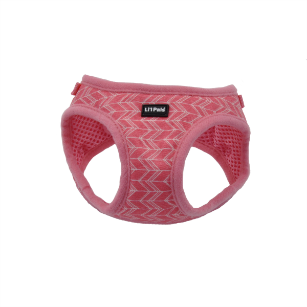 Li&#39;l Pals Canvas Harness Pink Tribal Chevron 8-10&quot;