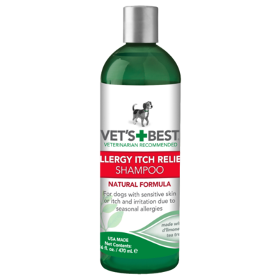 Vet&#39;s Best Allergy Itch Relief Shampoo 16 oz