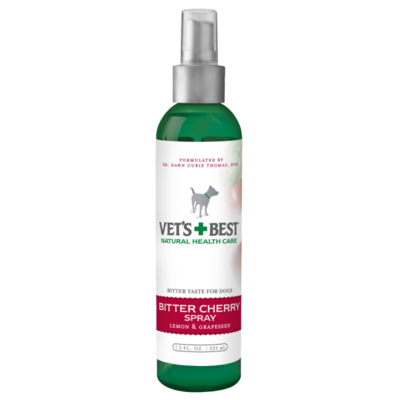 Vet&#39;s Best Dog Bitter Cherry Chew Deterrent Spray 7.5 oz