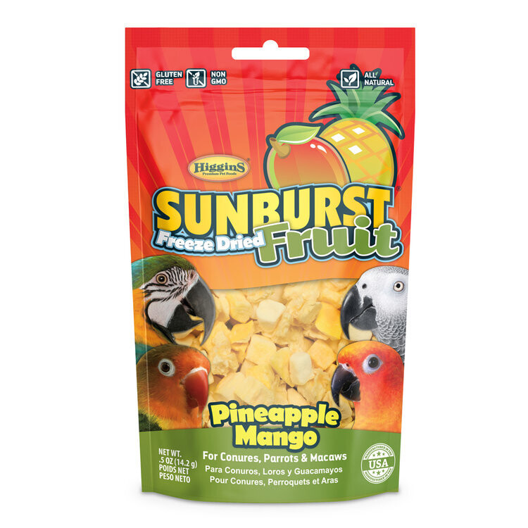 Higgins Sunburst Freeze Dried Fruit Pineapple Mango 14.2g