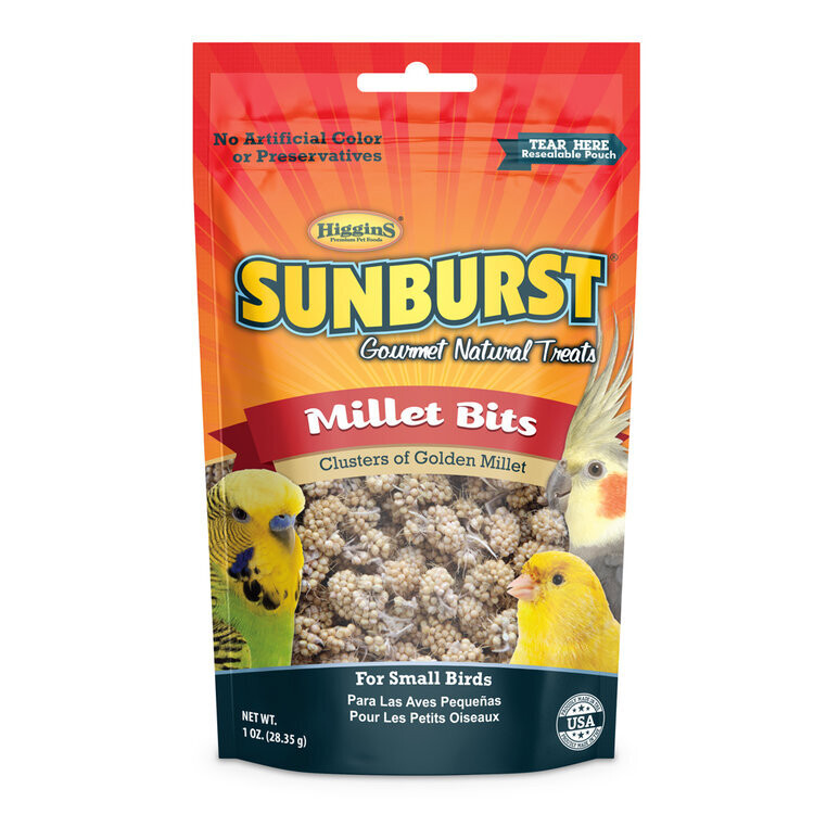 HIggins Sunburst Millet Bites 1oz