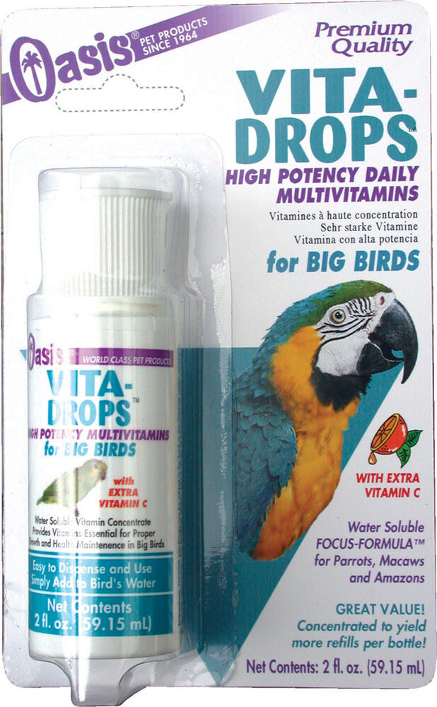Big Bird Vita Drop Vitamins 2 oz