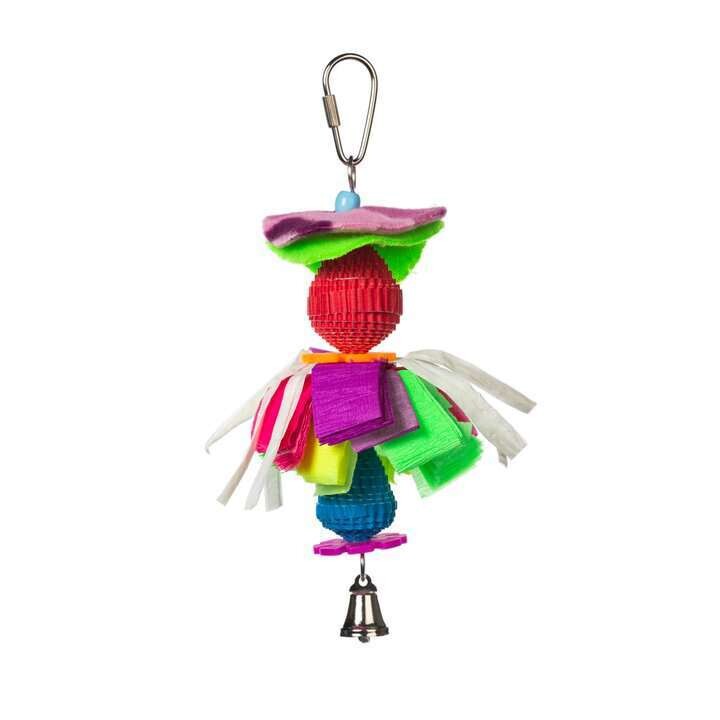 Prevue Pet Fancy Dance Bird Toy 3 1/2&#39; L x 2&#39; W x 7 3/4&#39; H