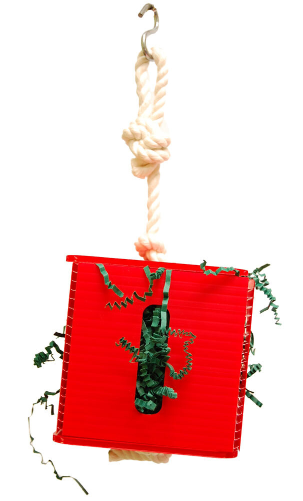 CRINKLE PAPER BOX 4&quot; X 4&quot; X 4&quot;