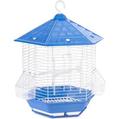 Prevue Hexagonal Homes Bali Bird Cage Blue