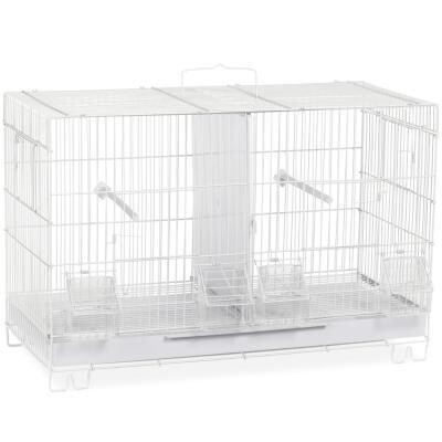 Prevue Pet Breeder Bird Cage White 23.25 x 10.25 x 15.5 inches