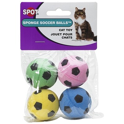 Sponge Soccer Balls 4PK