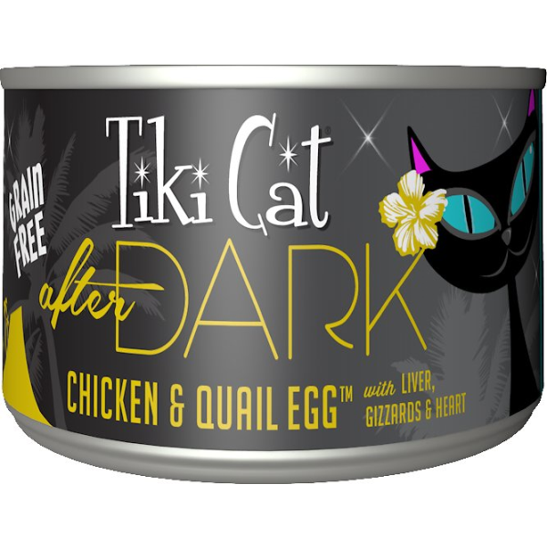 Tiki Cat After Dark GF Chicken/Quail egg 5.5oz