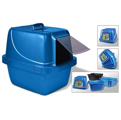 DSC Enclosed Litter Pan XGiant 22x16x18"