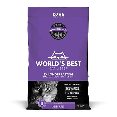 World&#39;s Best Multiple Cat Scented Clumping 14LB(3)