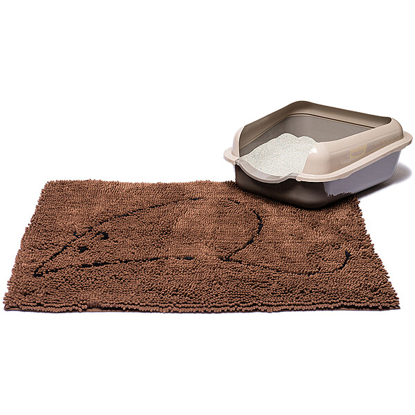 Dirty Cat Littermat Brown 35x26&quot;