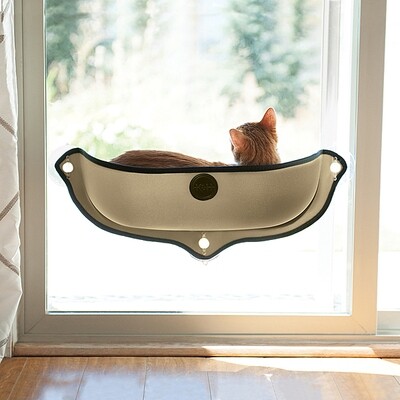 Kitty Sill EZ Mount Window Tan 11x27&quot; | Cat
