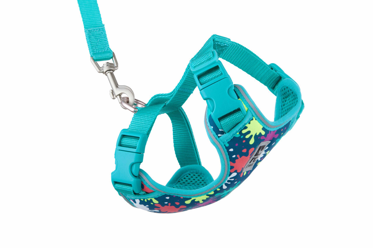 Adventure Kitty Harness Splatter Large