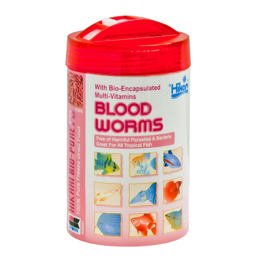 Hikari - Freeze Dried Blood Worms 0.42oz