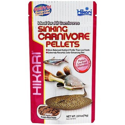 Hikari Tropical Sinking Carnivore Pellet 2.61oz