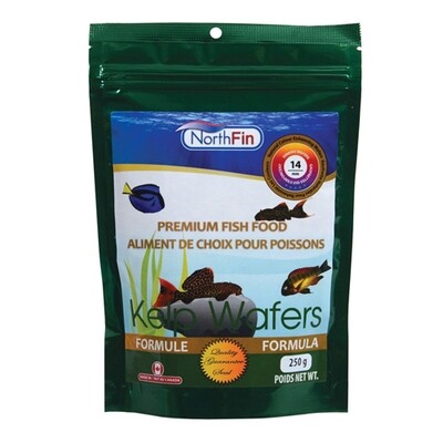 Northfin Kelp Wafers 14mm Pellet 250 Gram Package