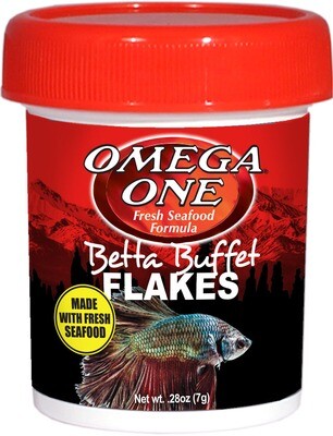Omega One - Betta Buffet Flakes 0.28 ounce 7 gram