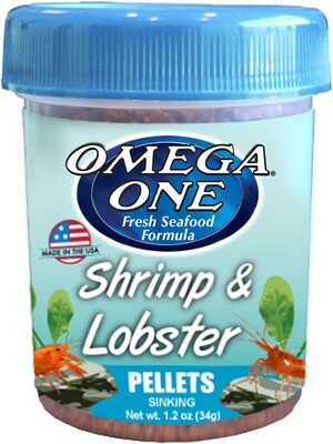 Omega One - Shrimp And Lobster Pellets 1.2oz