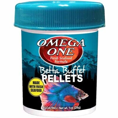 Omega One Betta Buffet Pellets 1 ounce 28 gram