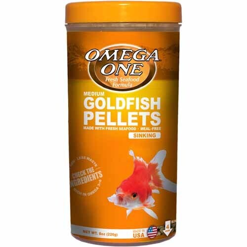 Omega One Medium Goldfish Pellets 8oz