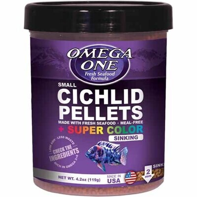 Omega One - Super Color Cichlid Pellets 4.2oz