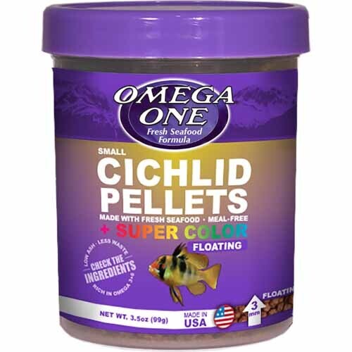 Omega One Small Cichlid Pellets 3.5 ounce