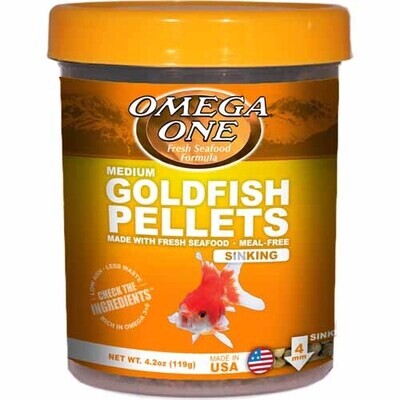 Omega One Small Goldfish Pellets 4.2oz