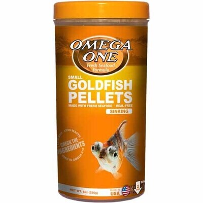 Omega One Small Goldfish Pellets 8oz