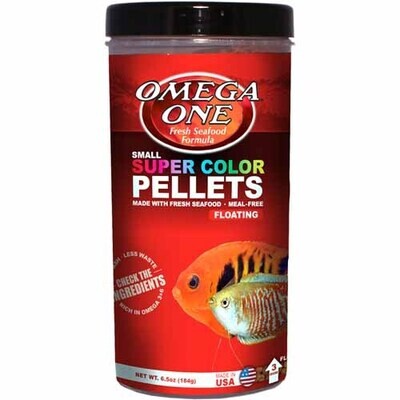 Omega One Super Color Pellets 6.5oz Floating